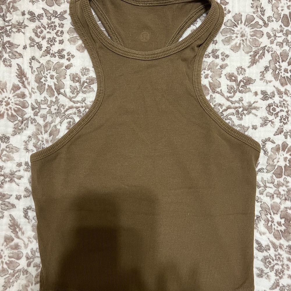 Lululemon LA Front Racer Crop Tank